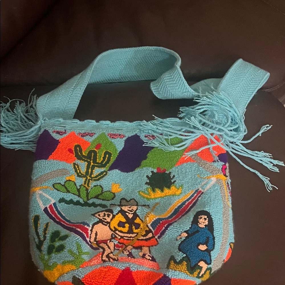 Colorful Embroidered Women's Bag